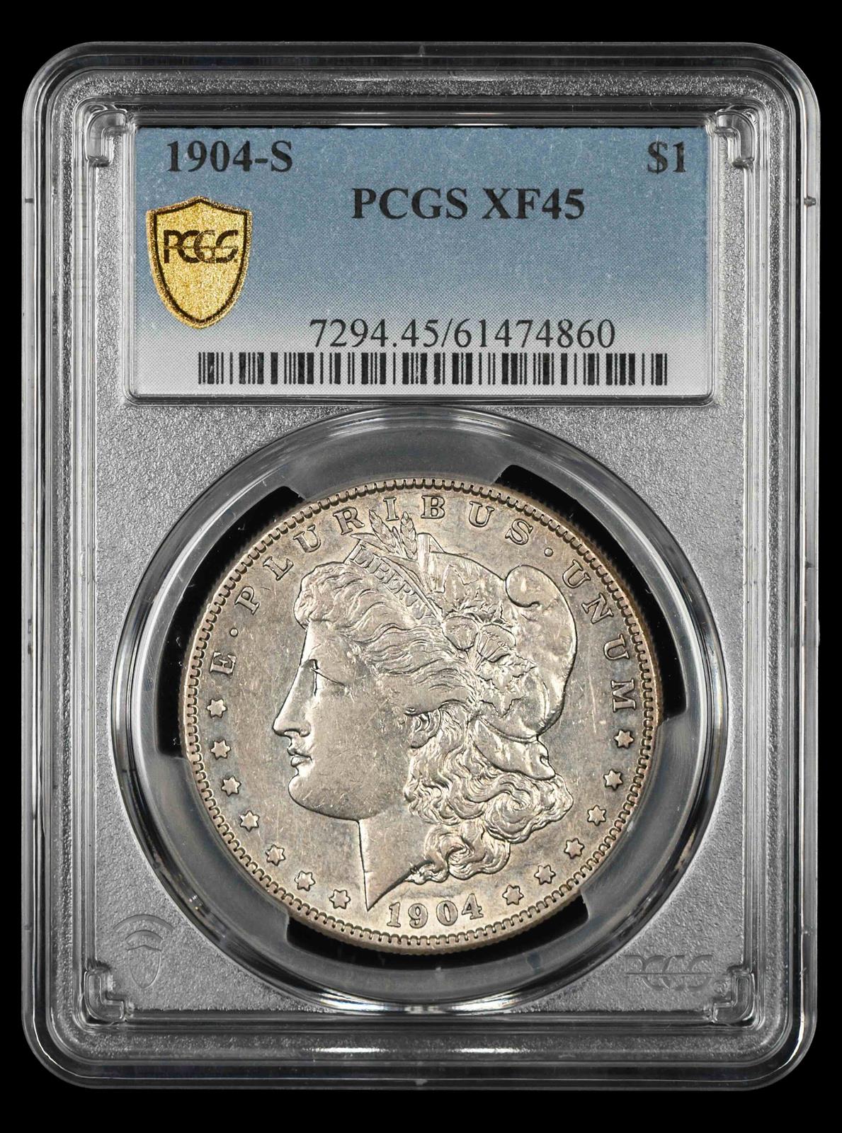 1904 S $1 PCGS  XF45