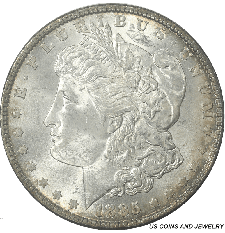 1885 Morgan Silver Dollar $1 Unc