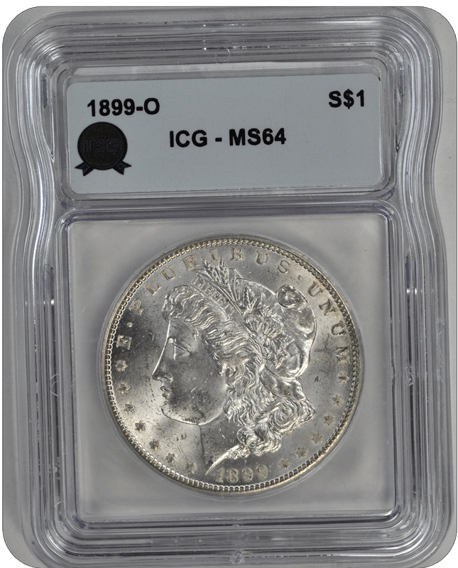 1899-O Morgan ICG MS 64