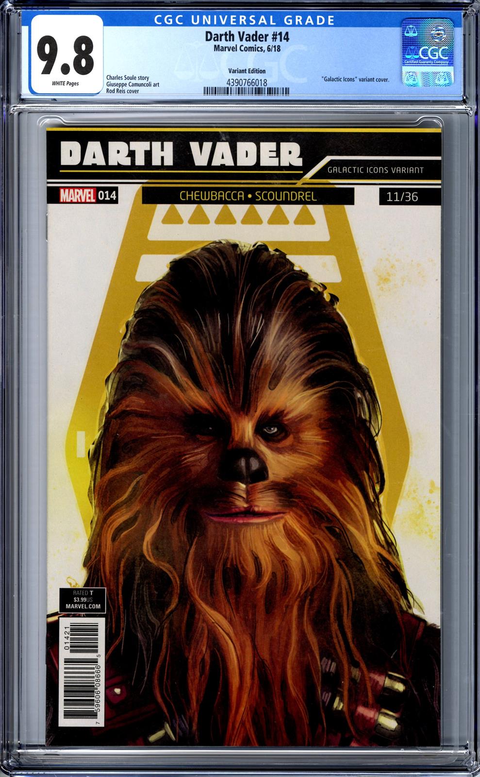 Darth Vader #14 CGC 9.8 Galactic Icons Edition 