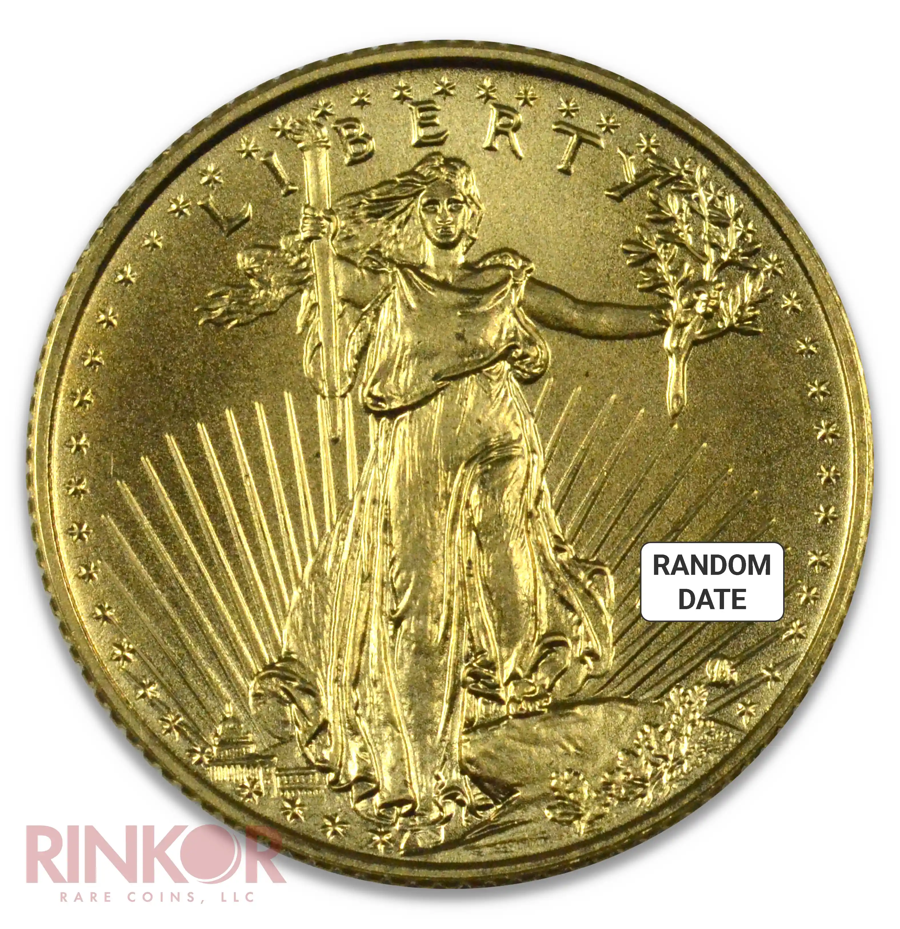 1/10thoz American Gold Eagle Gem BU (Random Date)