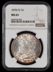 1878 CC $1 NGC MS 63