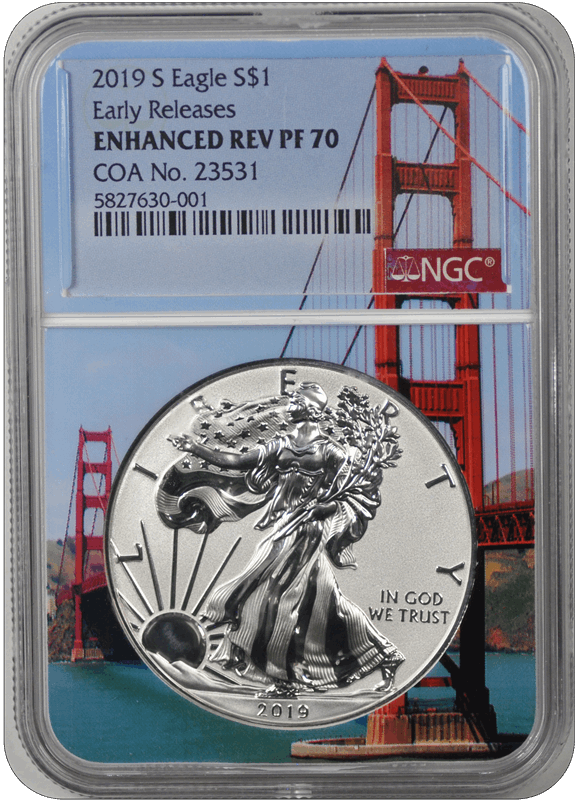 2019 S Eagle S $1 NGC