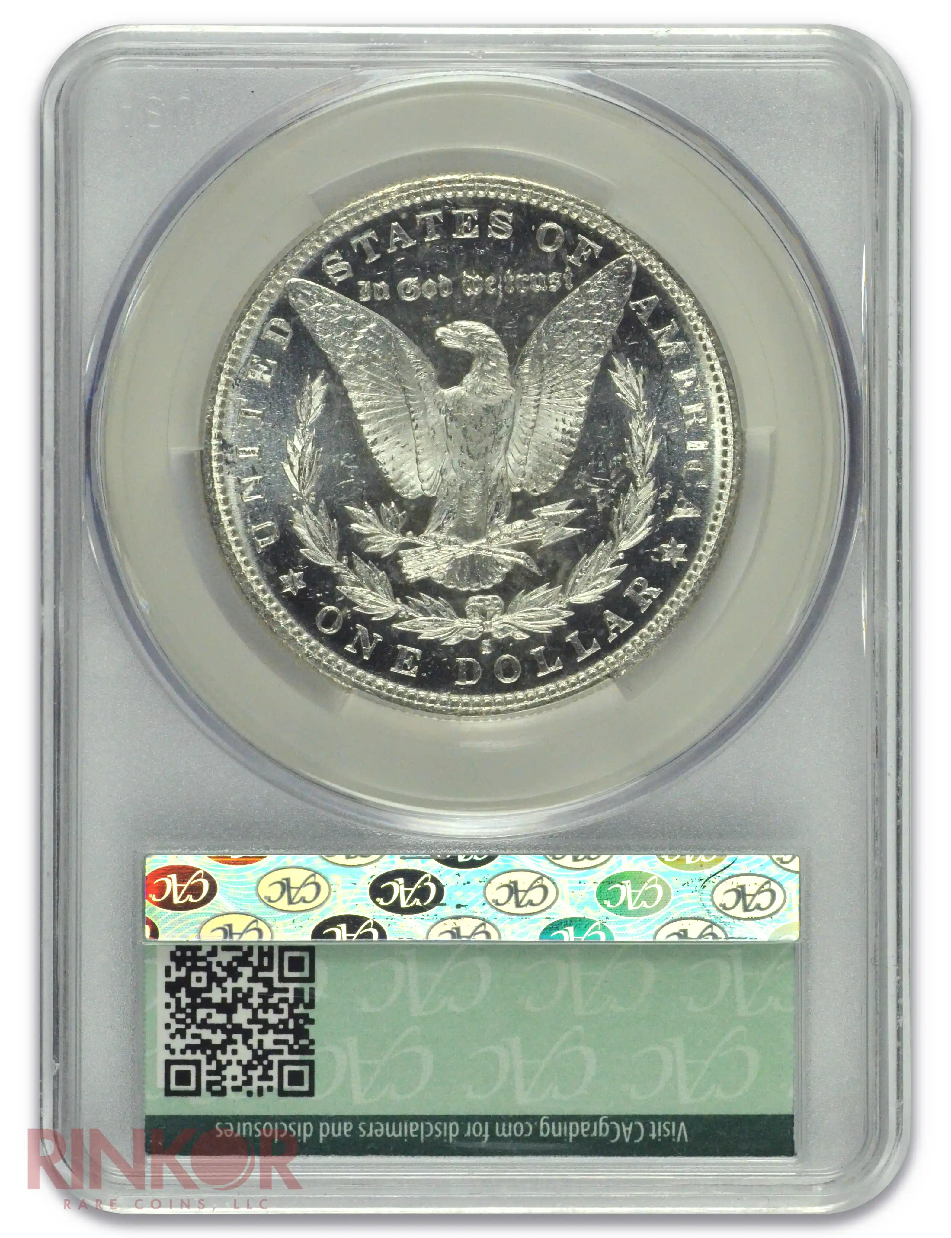 1882-S $1 Morgan Dollar CACG MS 64+ PL