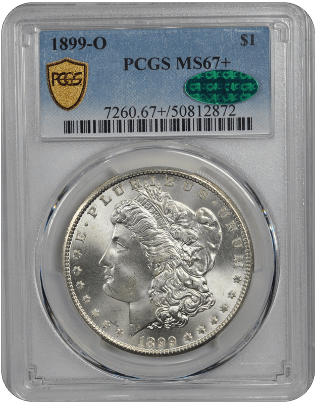 1899-O Morgan PCGS CAC MS 67+