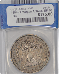 1894-O Morgan ANACS EF 40