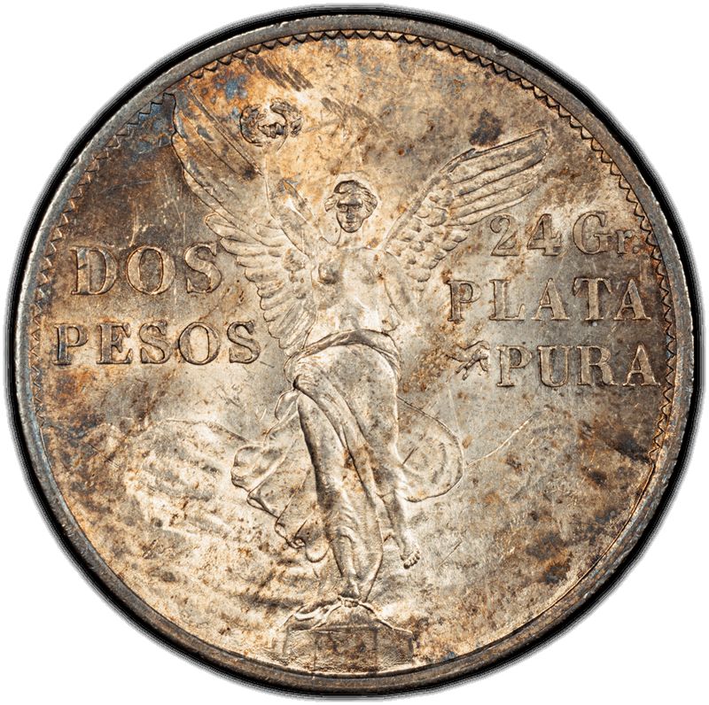 1921 Mexico Centennial 2 Peso KM-462 PCGS MS 62