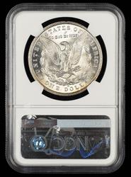 1890 O $1 NGC MS 63