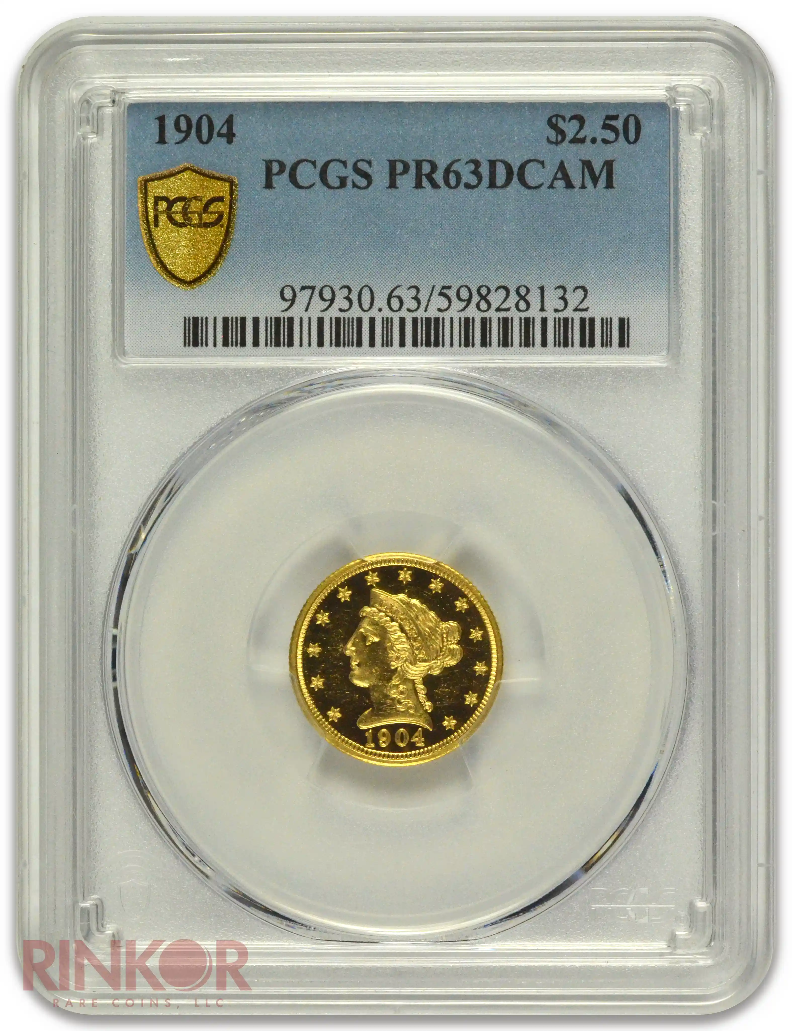 1904 $2.50 Liberty Head PCGS