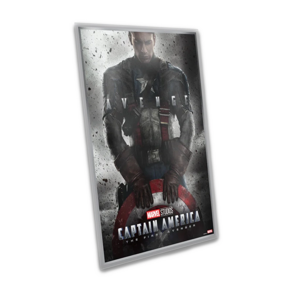 2025 Niue Marvel Infinity Saga - Captain America 1.5oz Premium Silver Foil 