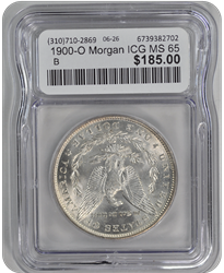 1900-O Morgan ICG MS 65