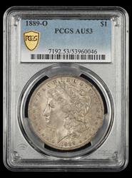 1889-O $1 PCGS AU-53