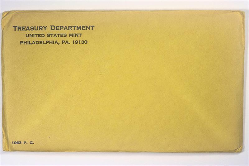 1963 Proof Set in Envelope OGP - Unopened 
