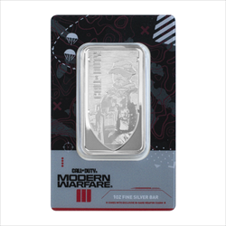 1 OZ SILVER BAR CALL OF DUTY 