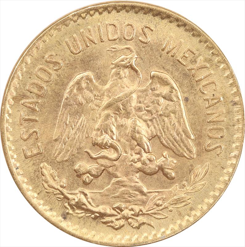 Mexican 5 Peso -.1205ozt of Gold- 
