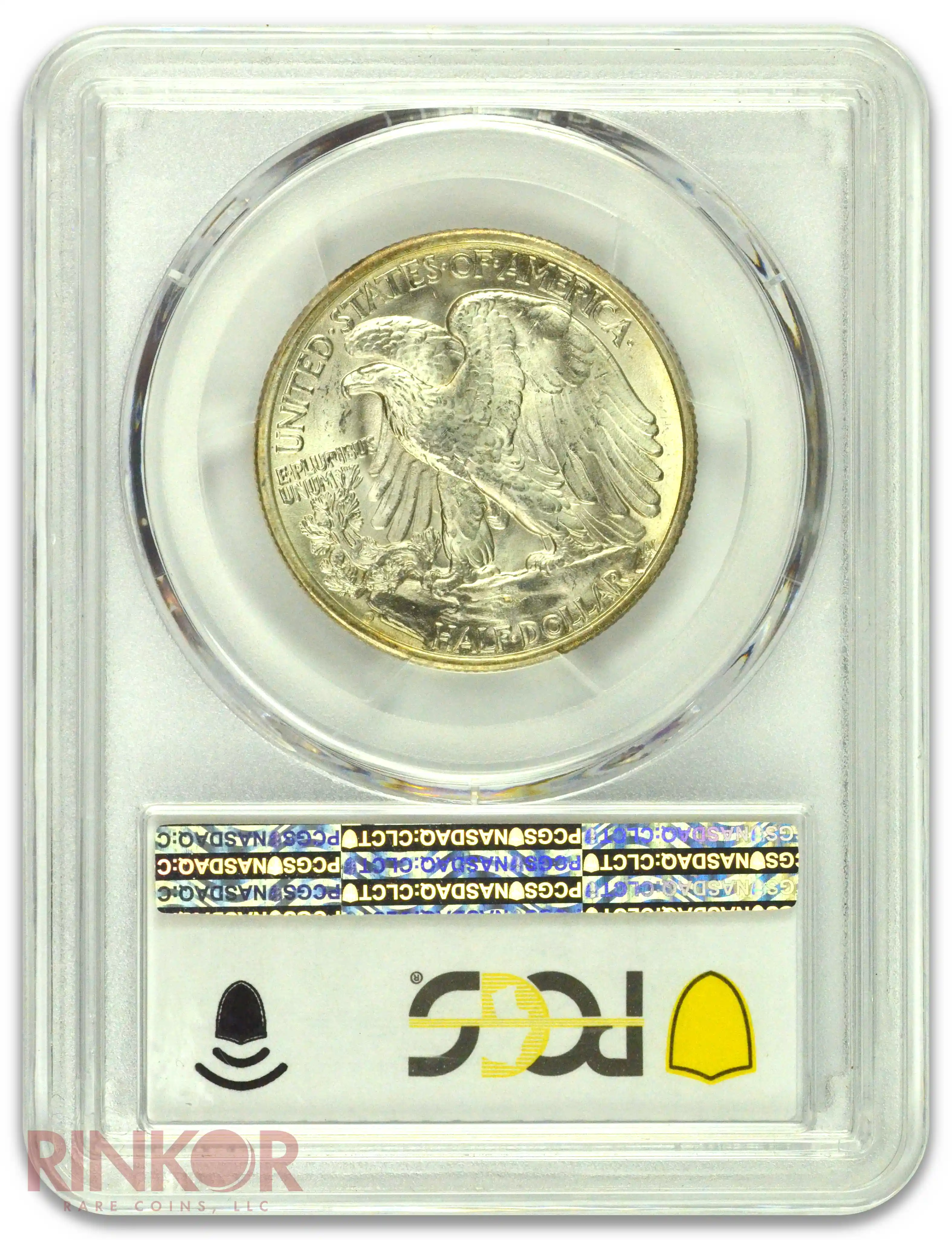 1936-D Walking Liberty Half Dollar PCGS Reverse
