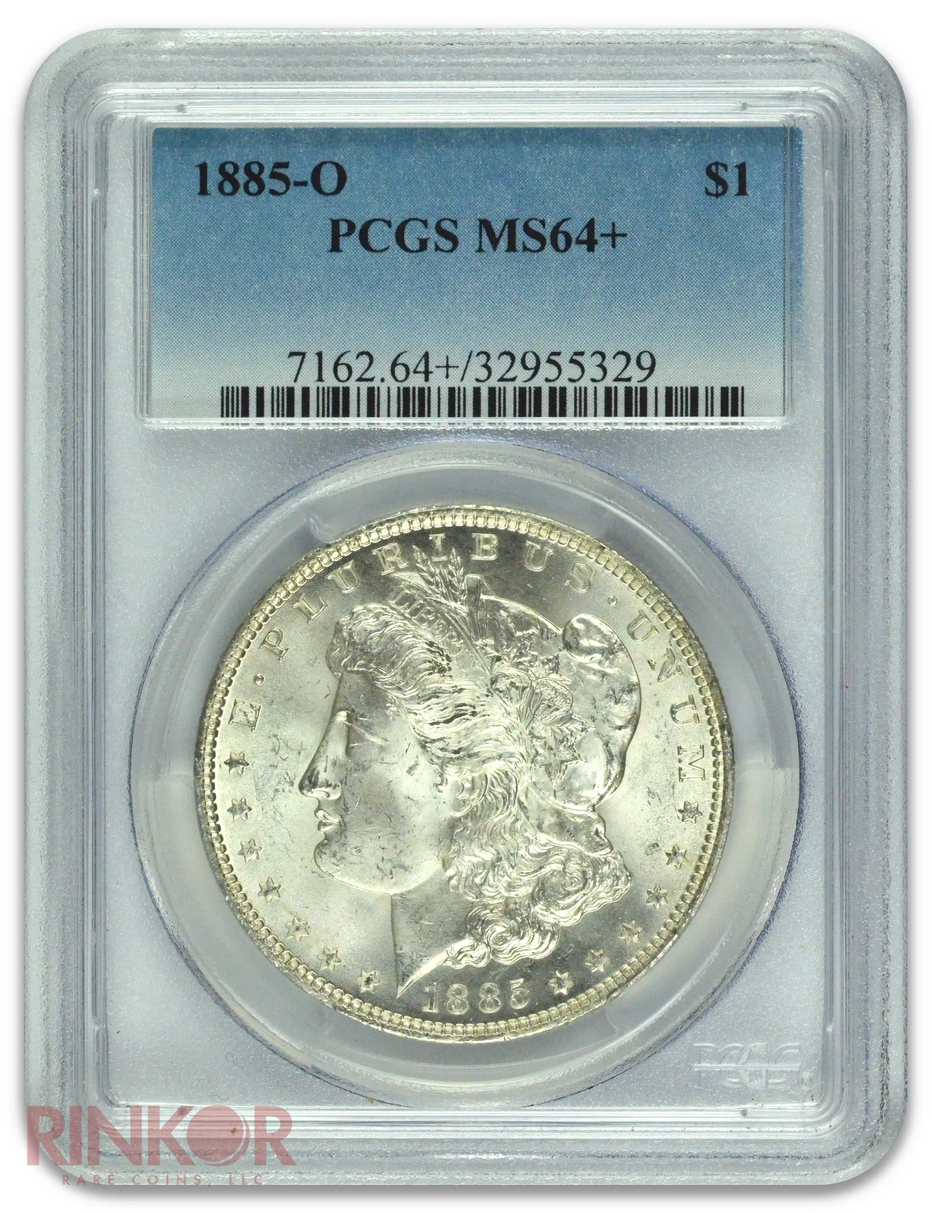 1885-O $1 Morgan Dollar PCGS MS 64+