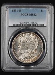 1891 O $1 PCGS MS62 MS62