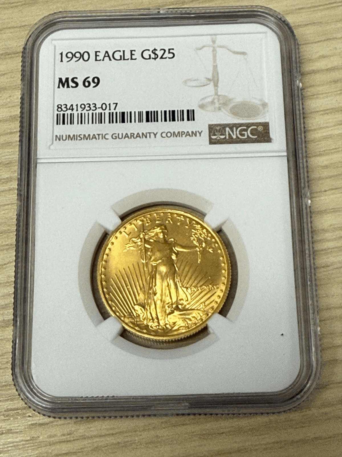 1990-25-gold-eagle-ngc-ms-69