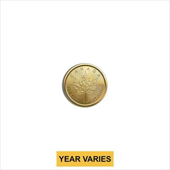 1/10 oz Gold Maple Leaf (Year Varies - Sealed) 