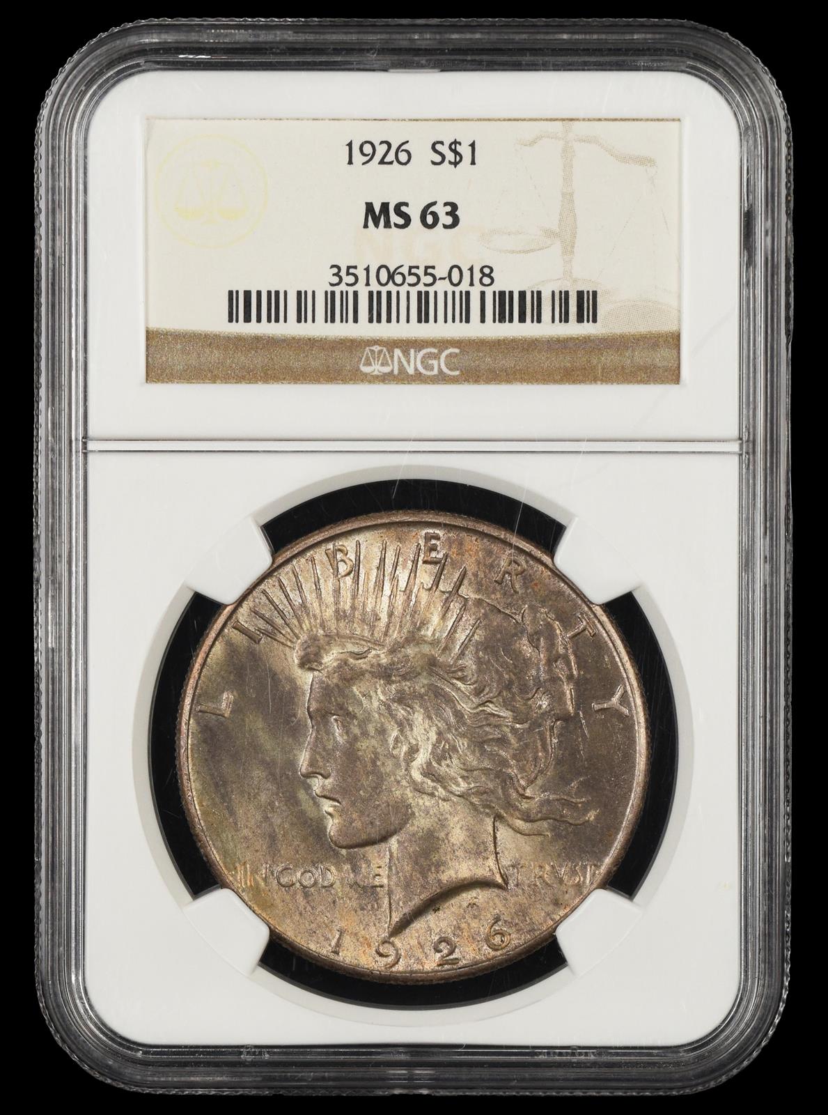 1926 $1 NGC MS 63
