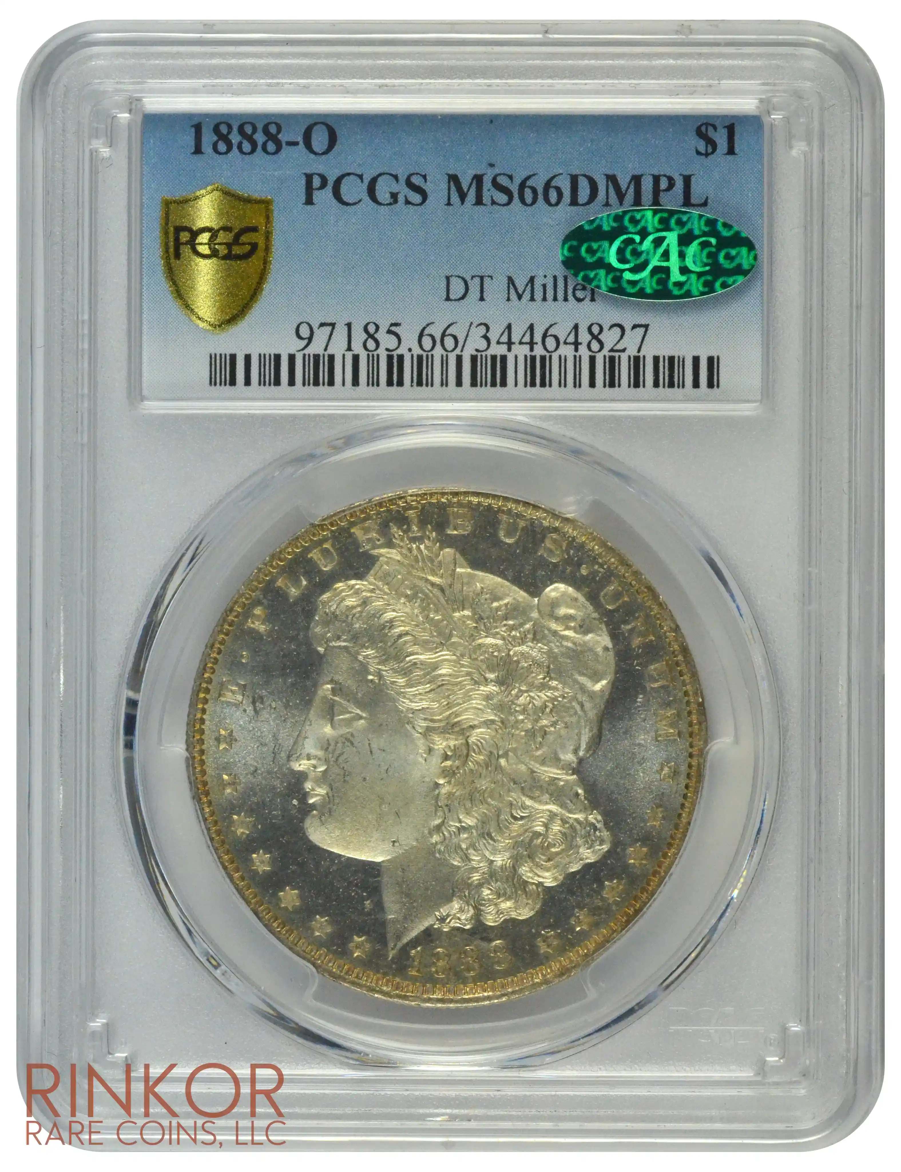 1888-O $1 PCGS MS 66 DMPL CAC