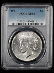 1927 $1 PCGS AU58 AU58