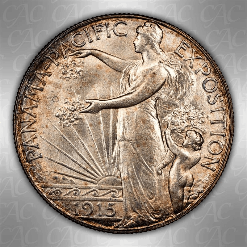 1915-S 50C Panama-Pacific CACG MS 66 