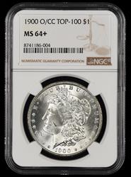 1900 O/CC Top 100 $1 NGC MS64+
