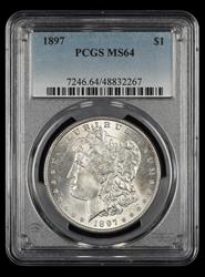 1897 $1 PCGS MS64 MS64