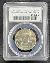 1954-D Franklin PCGS FBL 64