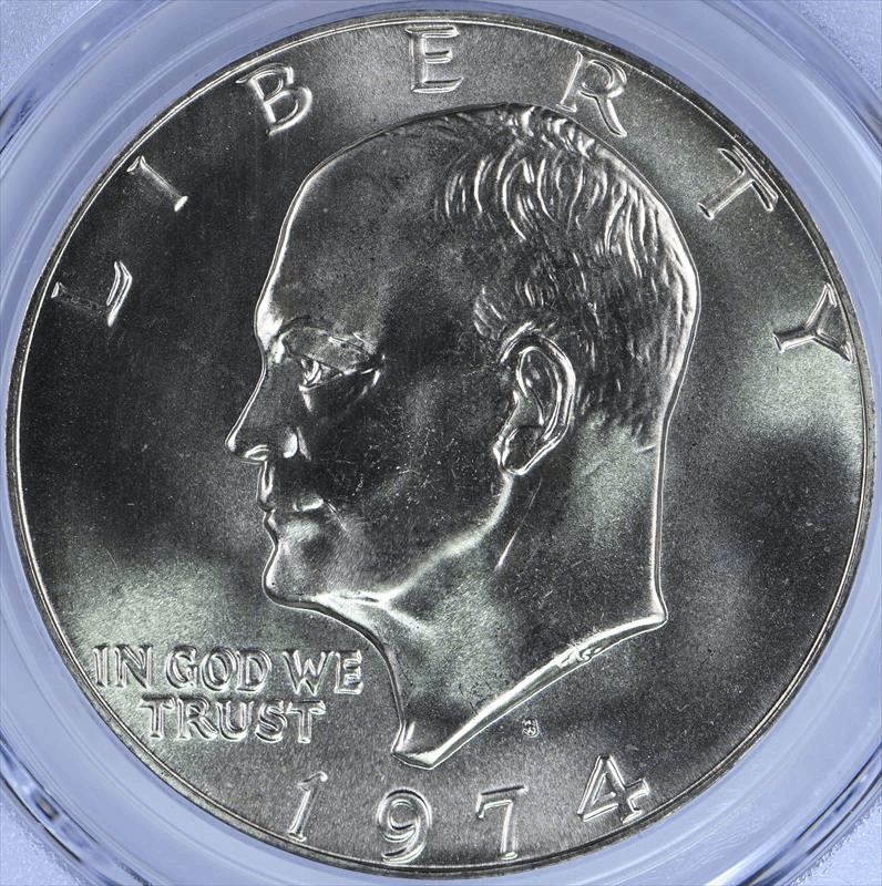 1974-S $1 Silver PCGS MS 68+ CAC