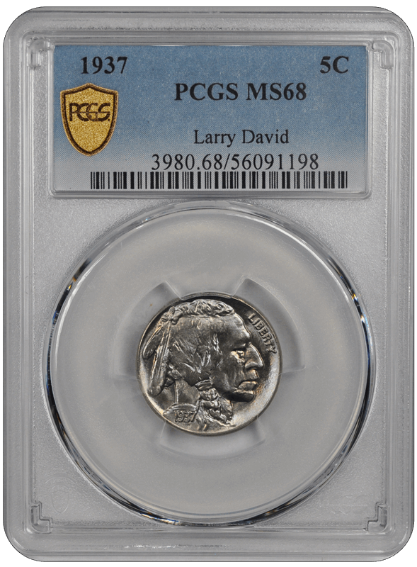 1937 Buffalo PCGS MS 68 