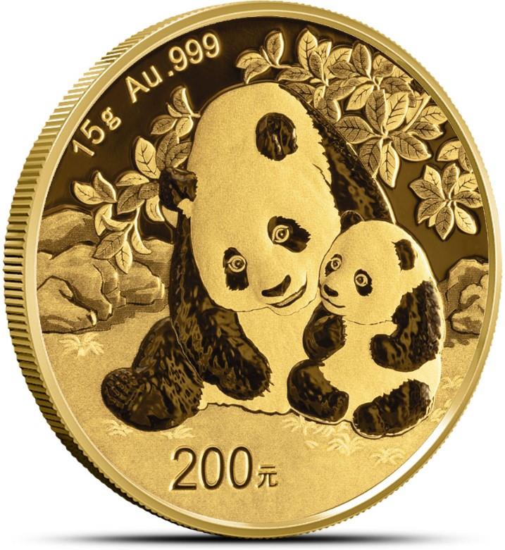 2024 200 Yuan 15gr. Chinese Gold Panda, BU 
