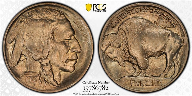 1913 Type 1 5C PCGS MS 67 CAC