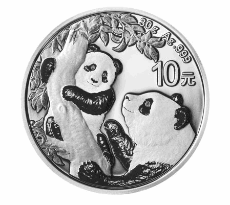 2021 30 Gram Silver Panda 