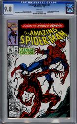 Amazing Spider-Man #361 CGC 9.8 (Marvel, 1992) 1st Carnage 