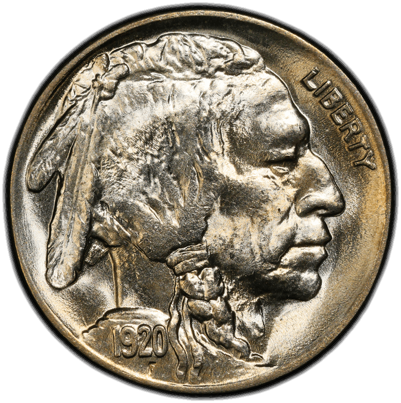 1920 5C PCGS MS65 