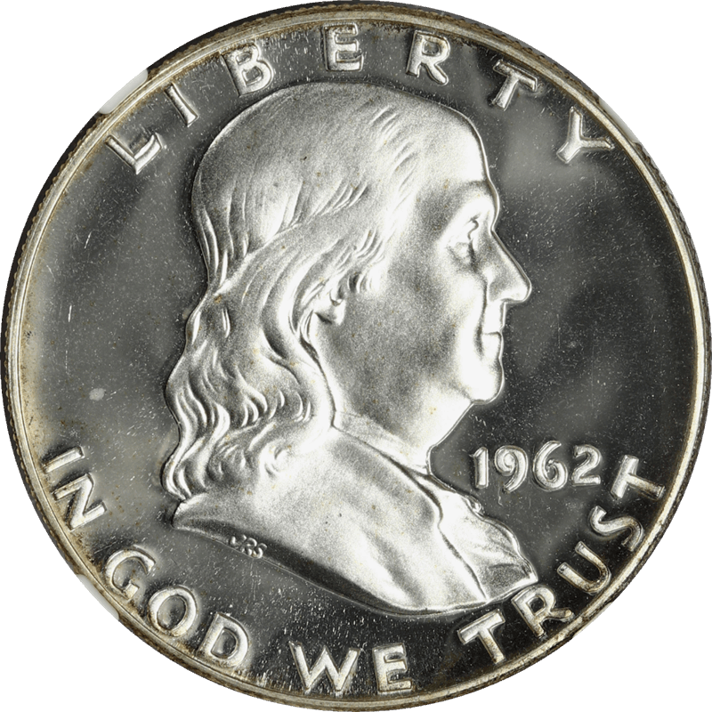 1962 Franklin Half Dollar 50c NGC PF 67 CAMEO