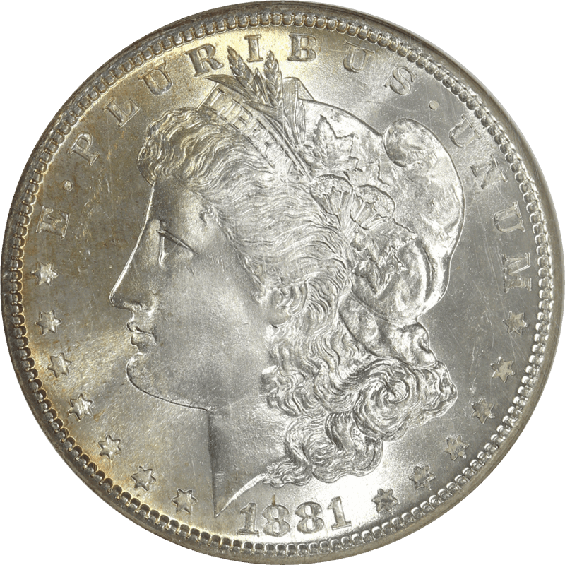 1881-S Morgan Silver Dollar $1, NGC MS 66 