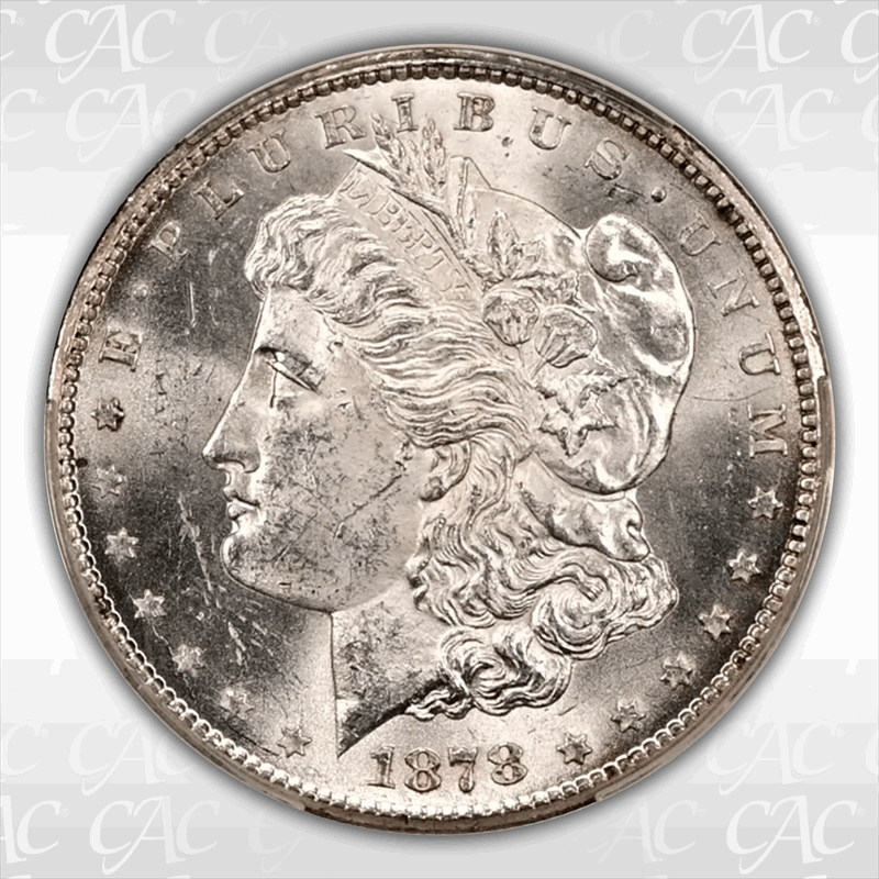 1878-CC $1 CACG MS 62