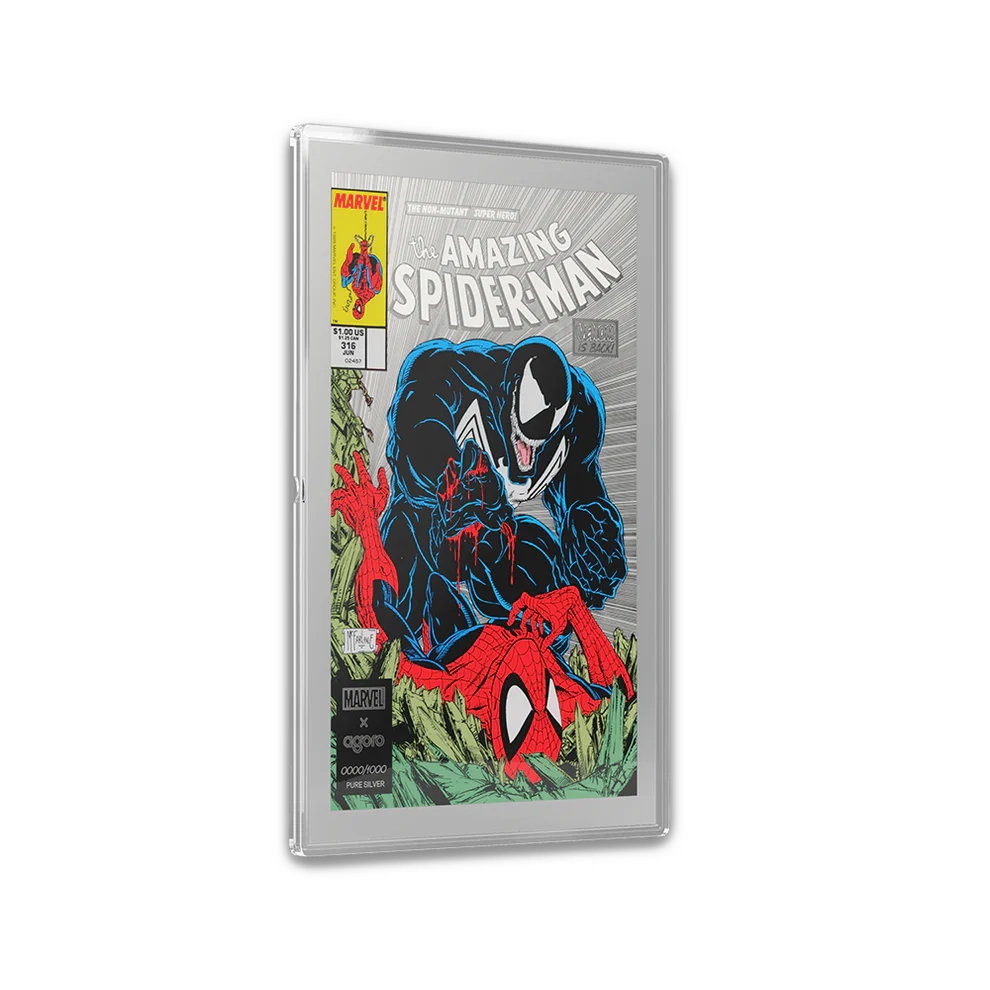 2026 Niue Marvel Comic Cover The Amazing Spiderman - Venom Unleashed #316 1oz Silver Foil