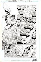 Superman Confidential #9, Page 8 Artist:  Chris Batista (Penciller) ,  Prentis Rollins (Inker) Media Type: Pen and Ink Art Type: Interior Page 