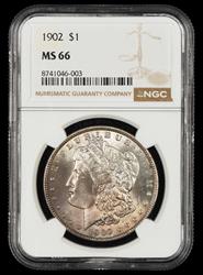 1902-P $1 NGC MS66