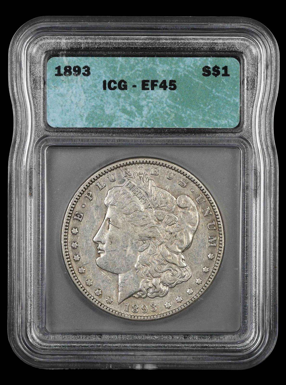 1893 $1 ICG EF45