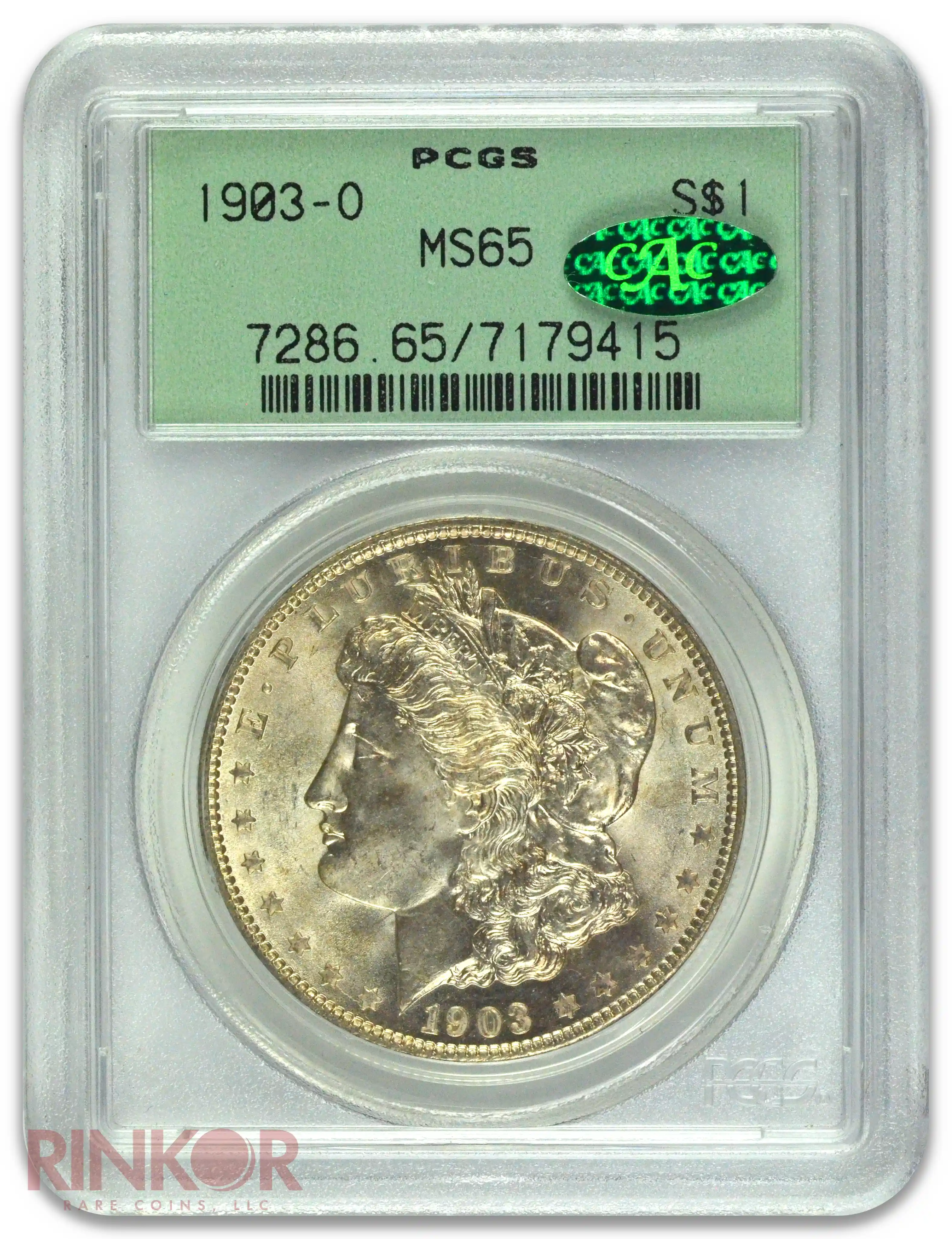 1903-O $1 Morgan Dollar PCGS MS 65 CAC