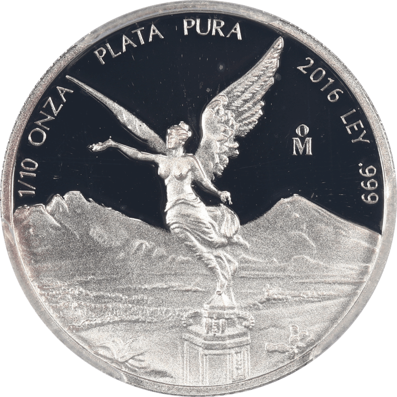 2016-Mo 1/10oz Mexico Libertad Silver PCGS PR 69 DCAM