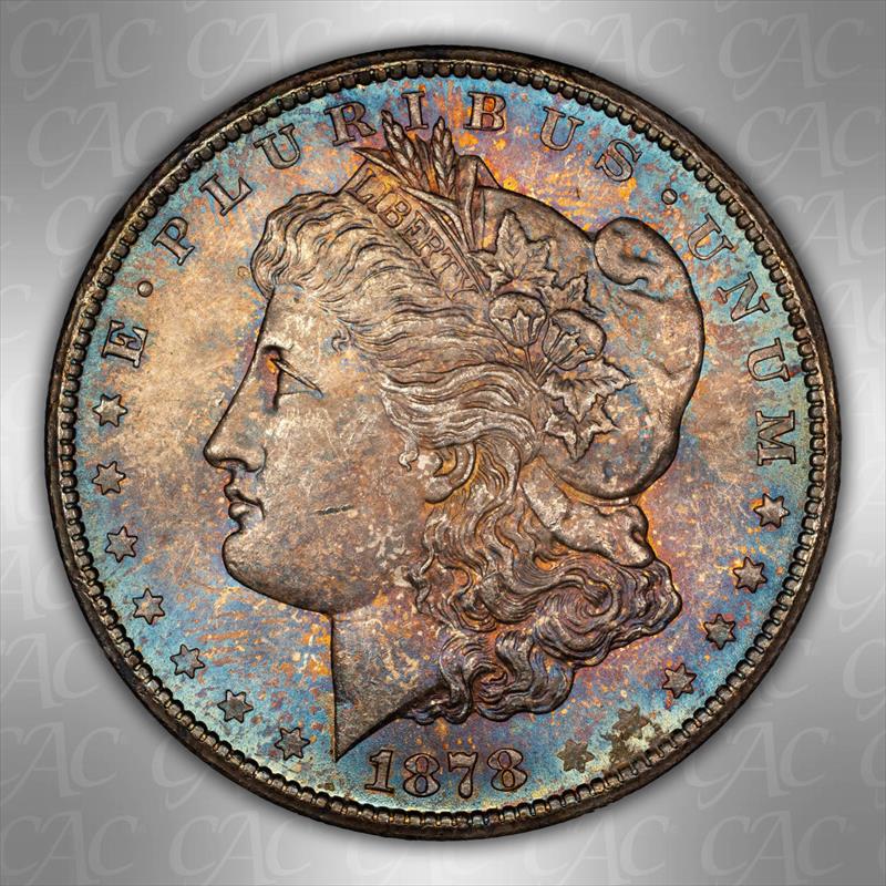 1878-CC $1 CACG MS 63