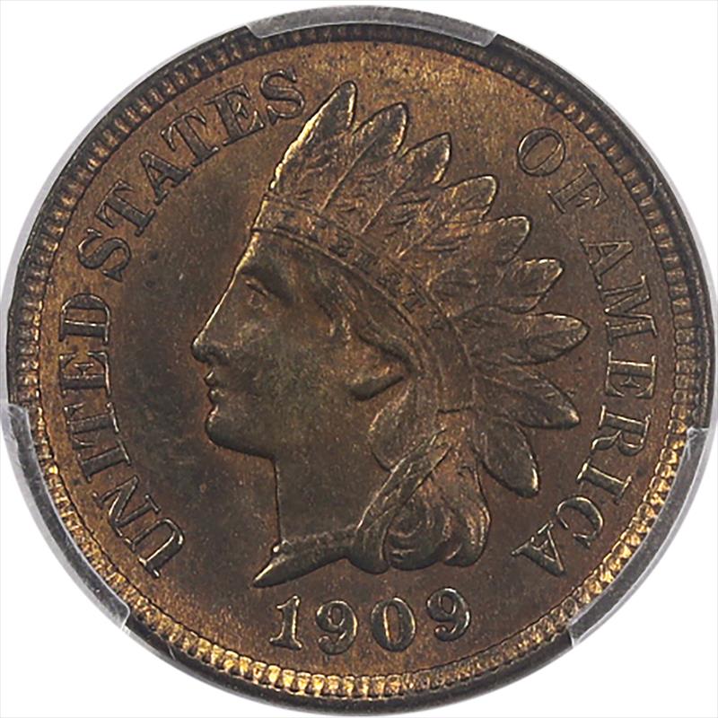 1909 Indian Head PCGS MS 64 RB- Nice Original Coin