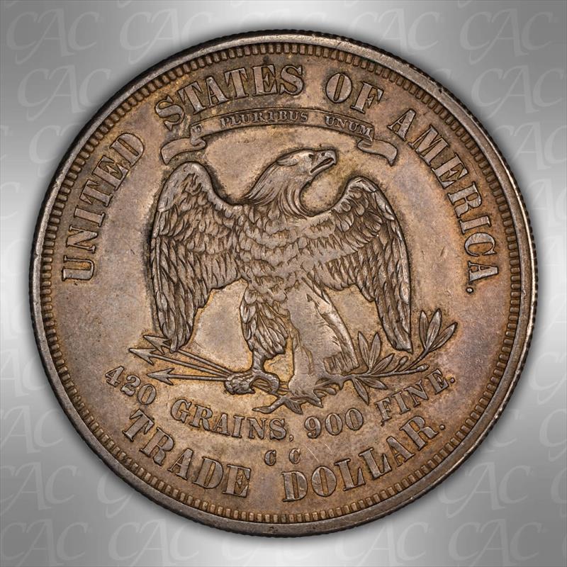 1875-CC T$1 CACG AU58 